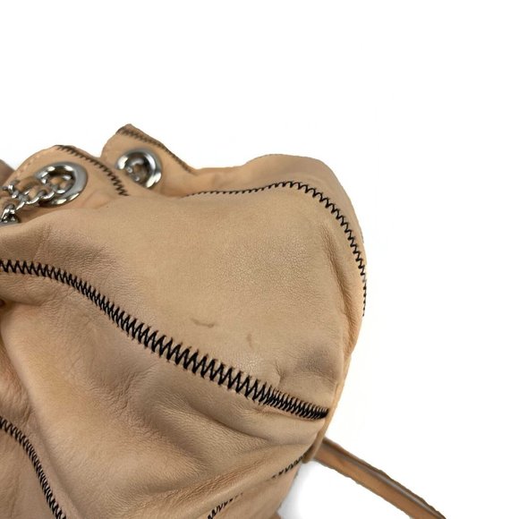 Chanel Reversible Mini  Sac Cordon Peach Handbag - Picture 9 of 13